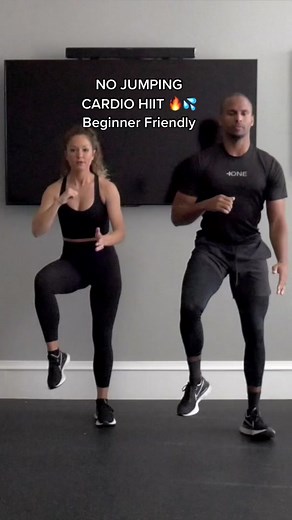 CARDIO HIIT 🔥💦 -beginner friendly #beginnerfriendlyworkout #nojumpingworkout #cardiochallenge #cardiohiitworkout #partnerworkout #cardiohiitt