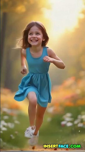 Little Girl Runs and Grows Into a Woman | AI Transformation Magic #ai