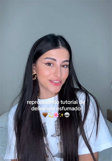 reproduzindo o tutorial da @bysamaraduarte de delineado esfumado 🫶🏻🫶🏻