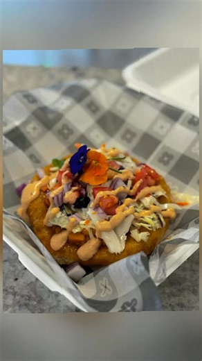 Fry Bread on Instagram: "🙌🏾🪶💙We feed the people the way our ancestors taught us — with respect, creativity, and love, just remixed for today. 💙🪶🙌🏾 #frybread401 #food #fyp #viral"