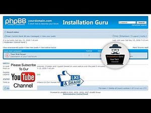 How to install PhpBB3 on localhost (Php Basic tutorial)