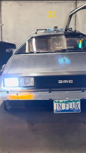 BACK TO THE FUTURE DeLorean Time Machine replica: "Time to make like a tree, and get out of here."