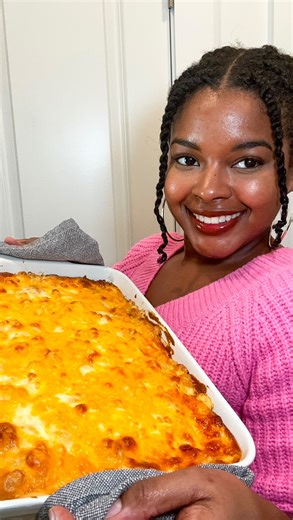 12 comments | The Ultimate Five-Cheese Baked Mac & Cheese. Creamy, cheesy, and baked with a golden, crispy crust on top! I made it with a blend of sharp cheddar, mozzarella, gouda, gruyere, and provolone cheese. This recipe is perfect for the holidays! Click the link in my bio or visit my YouTube channel, Chef Kristal Kay, and find it under “Five-Cheese Bacon Macaroni & Cheese | Chef Kristal Kay | Facebook