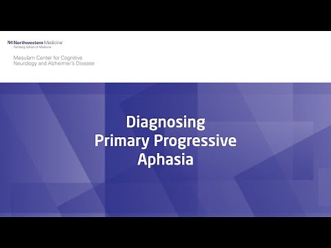 Primary Progressive Aphasia (PPA) Diagnosis Training