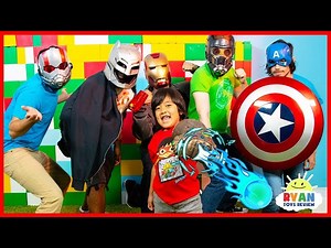 Ryan vs Marvel Avengers Infinity War Superhero Hide and Seek! - Videos For Kids