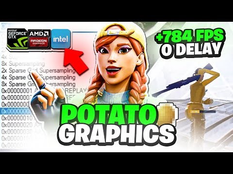 How to Get Potato Graphics in Fortnite on Intel & AMD! ✅ (Max FPS + 0 Delay)