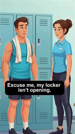 When your gym locker jammed dont open...#englishspeaking #languagelearning #olebrandselect #learnenglish #usaenglish