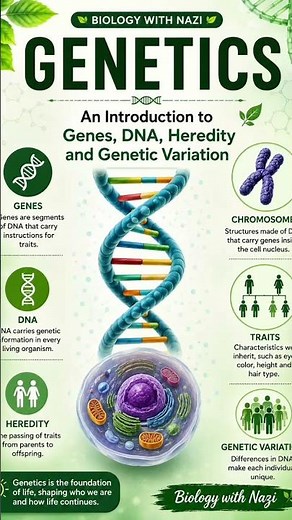 An introduction to genes, DNA, heredity and genetic variation