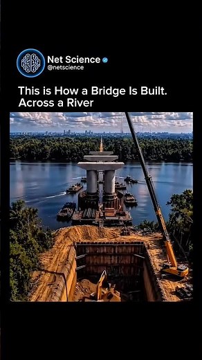 How a Bridge Is Built Across a River