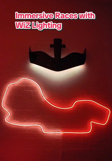 Immersive Race Experience with WiZ Lighting Setup