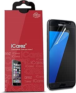 iCarez Anti Glare Screen Protector for Galaxy S7 (Case Friendly) 3-Pack - Retail Packaging