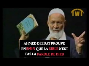 Interfaith Debate: Ahmed Deedat Proves the Bible Is Not the Word of God in 5 Minutes