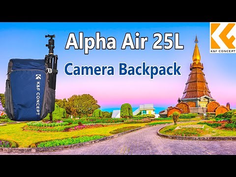 K&F CONCEPT Alpha Air 25L - A Great Travel Camera Backpack
