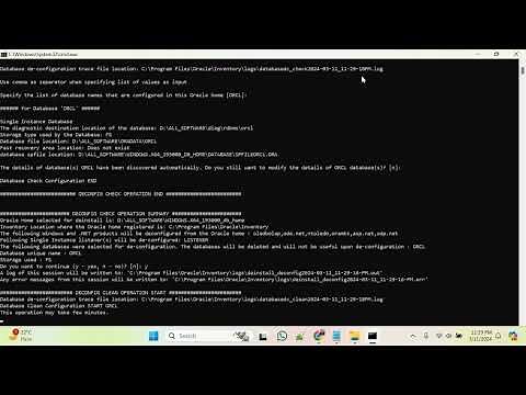 How to Uninstall Oracle 19c on Windows 11: Complete Removal Guide | Quick Guide 2024