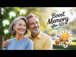 3 Essential Vitamins to Enhance Memory Naturally Over 50 | Boost Brain Health & Focus