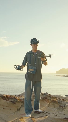 DJI FRANCE on Instagram: "Deux styles, un même objectif : passer au plus près de la mer, proprement. 🌊 Mavic 4 Pro pour des plans cinématiques stables et précis. Avata 2 pour l’immersion FPV et les trajectoires plus dynamiques. Même spot, deux rendus. 🎥 : @alan__tw #DJI #DJIMavic4Pro #Mavic4Pro #DJIAvata2 #AerialCinematography #FPV #SeaFlight #Drone #cameradrone #Dronephotography"