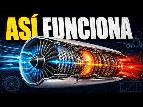 Cómo Funciona un Motor a Reacción (Y Por Qué No Es Solo Fuego)