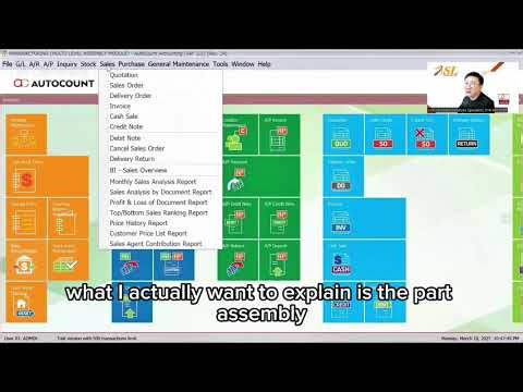 AutoCount Multi-Level Assembly Module (EN)