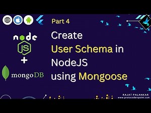 How to create mongodb schema model in NodeJS | Part 4