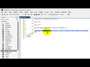 Beginner's Tutorial for ASP.NET 4.5 - 03-Building Your First ASP.NET Web Site