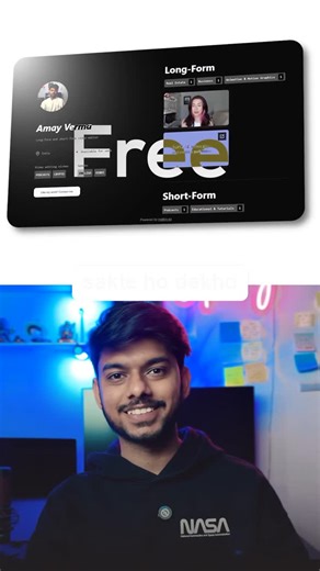 Amay Verma on Instagram: "Secret Website for Video Editors😱 If you’re a video editor then this website is for you. A lot of video editors struggle to land clients and deals because they use google drive links to share their portfolio and come across as beginners. As a video editor it’s important to have a professional portfolio and this website helps you create one without any hustle🔥 If you want the website , watch the full video🫣 Follow @amayxverma for more🚀"