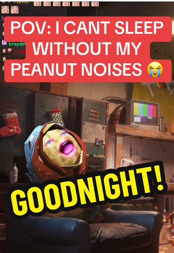 I don’t know about you but I can’t sleep until Peanut wishes me a goodnight! Goodnight Bungulator! Goodnight! 🎬twitch.tv/theburntpeanut @theburntpeanut #theburntpeanutclip #theburntpeanut #theburntpeanutclips #fyp #peanut