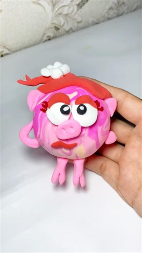 Making Rosie from Kikoriki – 3 Colors Clay Fun!” #art #sprunki #incredibox