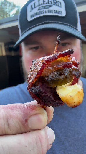 6.8K views · 90 reactions | Bacon Wrapped Deer Poppers #deer #deermeat #deergram #deertok #deerseason #easy #recipe #jalapeno #makelifetastebetter #allegromarinade #candiedjalapenos #primoceramicgrills #awesomefood | bentley.bbq | Facebook