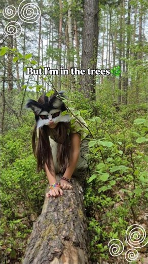 But you can't catch me now!🍄 [ #therian #catmask #alterhuman #trend #quadrobics #furry #fyp ]
