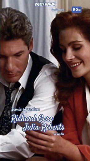 Richard Gere & Julia Roberts in the 90s / Iconic superstars #richardgere #juliaroberts #prettywoman