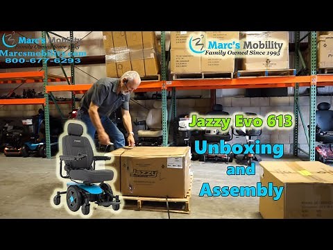 Jazzy EVO 613Li by Pride Mobility - Unboxing and Assembly video Review