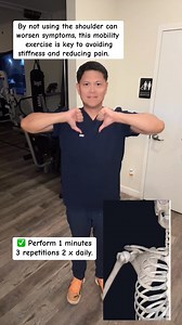 Easy and Simple Frozen Shoulder Exercise to help improve mobility and decrease Shoulder pain. #frozenshoulder #shoulderpain #physicaltherapy #share Doc Jun | Doc Jun