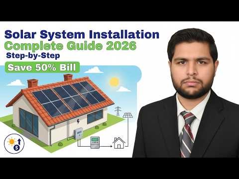 Solar System Installation Complete Guide 2026 | Step-by-Step (Save 50% Bill)