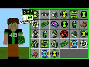 NOVO ATUALIZAÇÃO DO MAIOR ADDON/MOD DO BEN 10 OMNIVERSE V1.7.5 MUITO ÉPICO NO MINECRAFT PE !!!