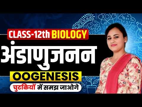 Biology -12th || C - 02 Human Reproduction (मानव जनन) ✅oogenesis (अण्डजनन) 📍NCERT 2027🔥