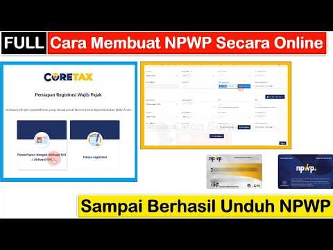 Tutorial for Online Individual Taxpayer Identification Number Registration 2026 ~ Free Online Tax...