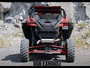Stock vs GGB Exhaust Trail Muffler 2020-2022 Polaris RZR Pro XP Turbo/XP4 RZR Turbo Pro/XP4