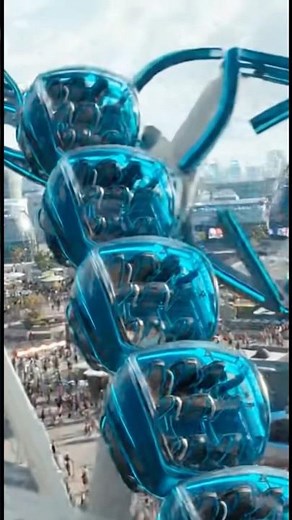 Roller Coaster Launches Off Broken Track – Total Collapse 🎢🔥