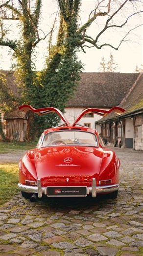 HK-ENGINEERING on Instagram: "This lovely 300 SL Coupe was in our facility and received extensive service to get it back on the road in a safe way. We wish the owner many joyful kilometers. #mercedes300sl #w198 #300sl #classiccar"