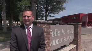 Video: Michael St. John is new principal at Felix Festa