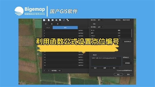 利用函数公式设置点位编号