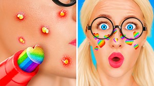 Extreme makeover from poor nerd to popular || soft girl vs rich girl! Tiktok beauty hacks! | 123 GO