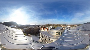 Since you can't visit the Parliament in person, join us on a virtual tour of The Scottish Parliament building! 📽🍿 This week discover what it looks like on the roof of the Scottish Parliament and take in the stunning views of the Edinburgh and the nearby Holyrood Park! | The Scottish Parliament