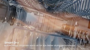 Samsung 24 in. Built-In Tall Tub Smart Dishwasher in Fingerprint Resistant Stainless Steel with AutoRelease, 3rd Rack, 42dBA DW80B7071US