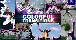 Colorful Transitions for Premiere Pro