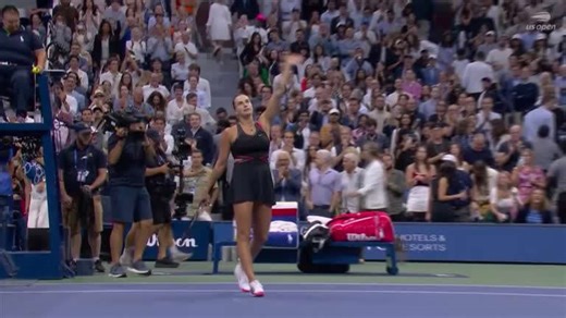 DIGITAL: Sabalenka and Anisimova rally for three set wins to set up US Open final