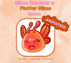Slime Rancher Flutter Slime Animated Emote - Youtube, Twitch, Discord GIF   PNG Files - Etsy