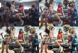 Animated GIFs Reveal the Retouching That Went Into Composited Photos