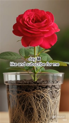 Rose seed growing timelapse #plants