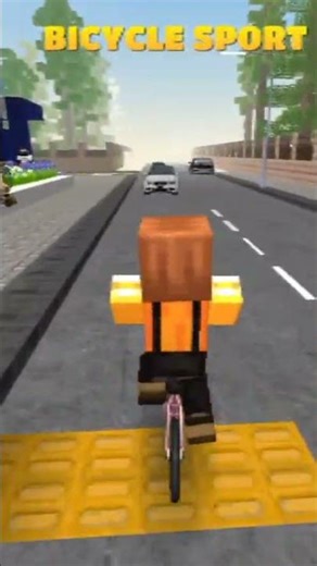 "Minecraft में पहली बार Bicycle चलाकर मैंने रिकॉर्ड तोड़ दिया!" #minecraft #trendingshorts